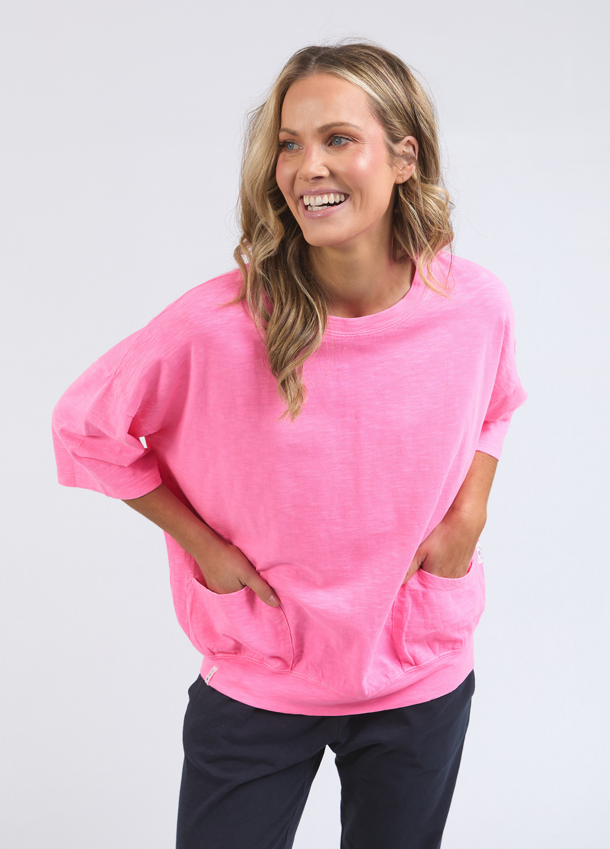 Elm Mazie Sweat Neon Pink