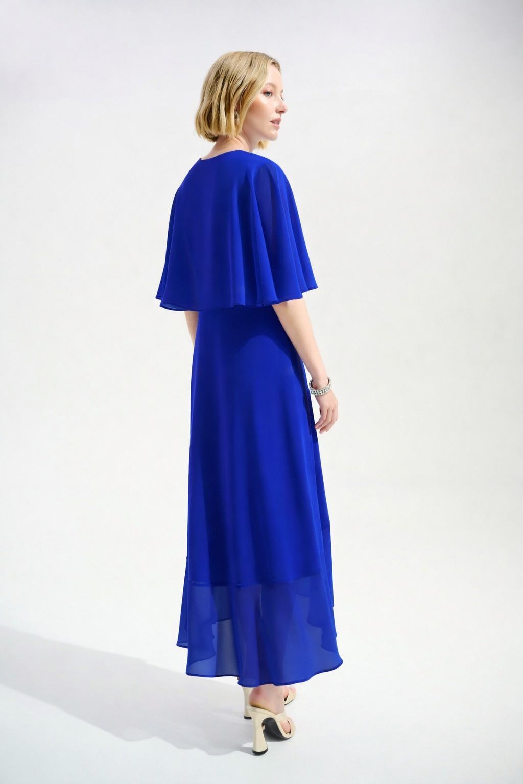 Joseph Ribkoff Silk Knit Wrap Dress - Royal Sapphire