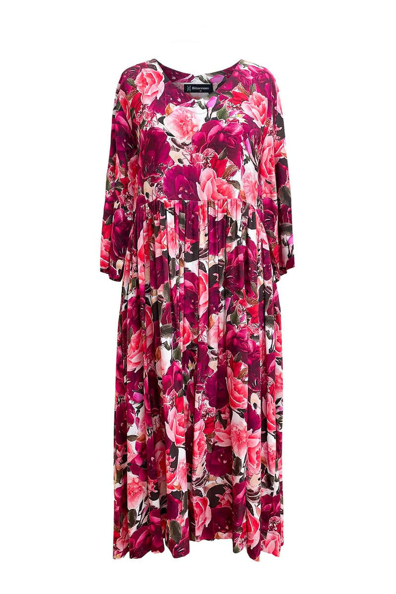 Bittermoon Studio Dress - Rose Print