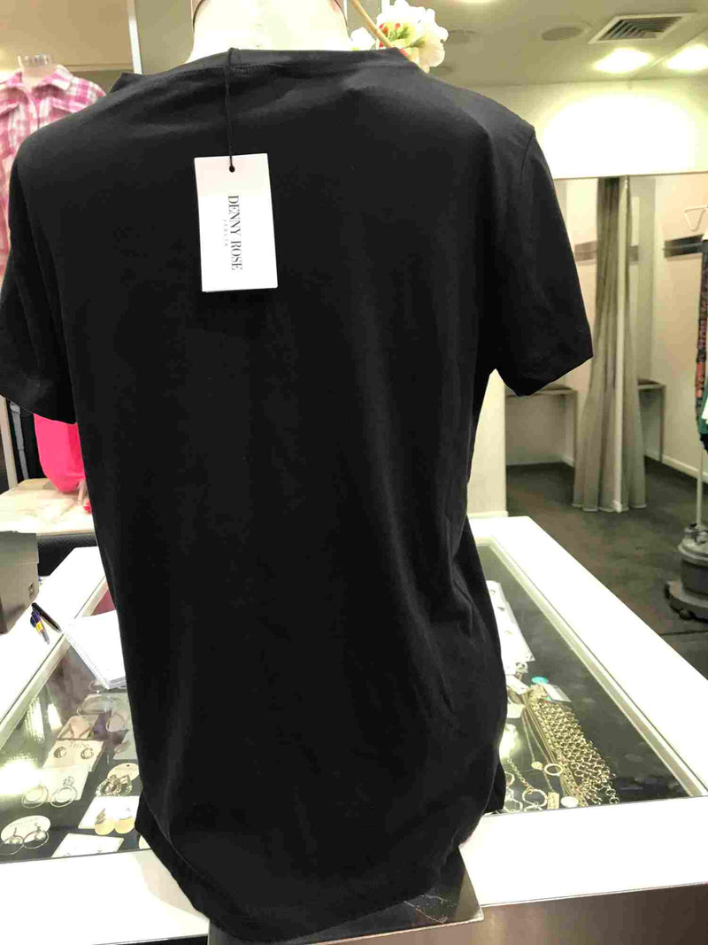 Denny Rose Tee Black