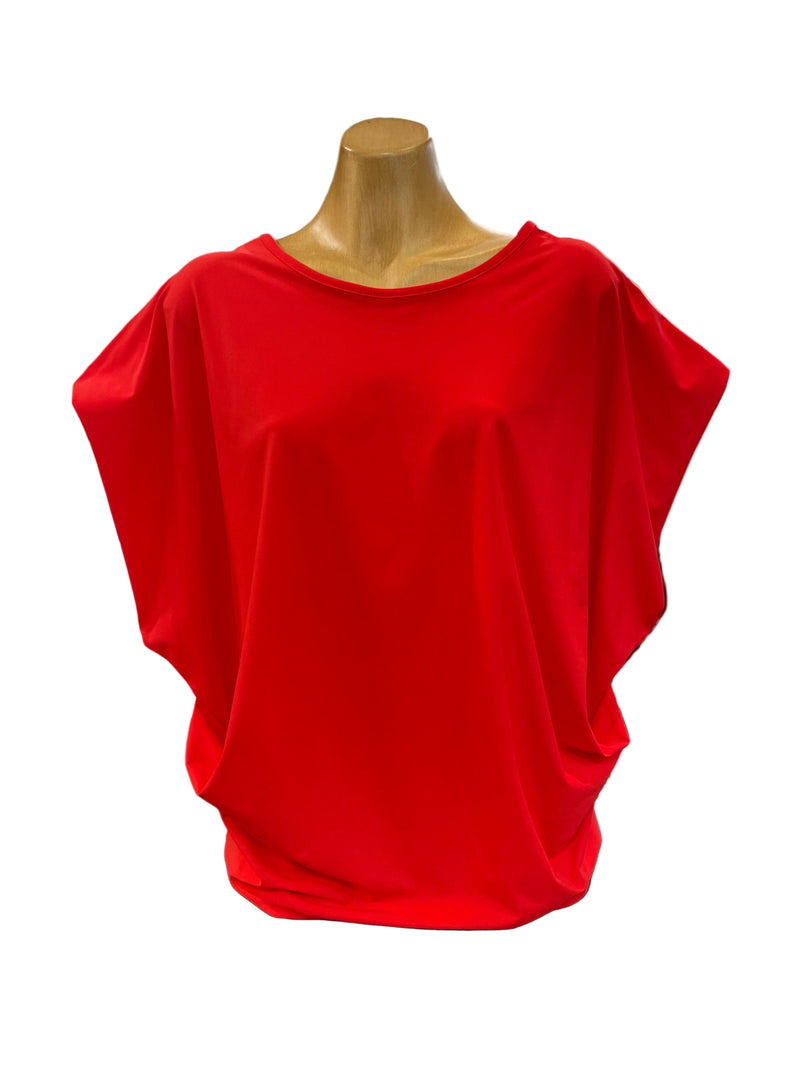 Paula Ryan Tuck Side Top - Poppy