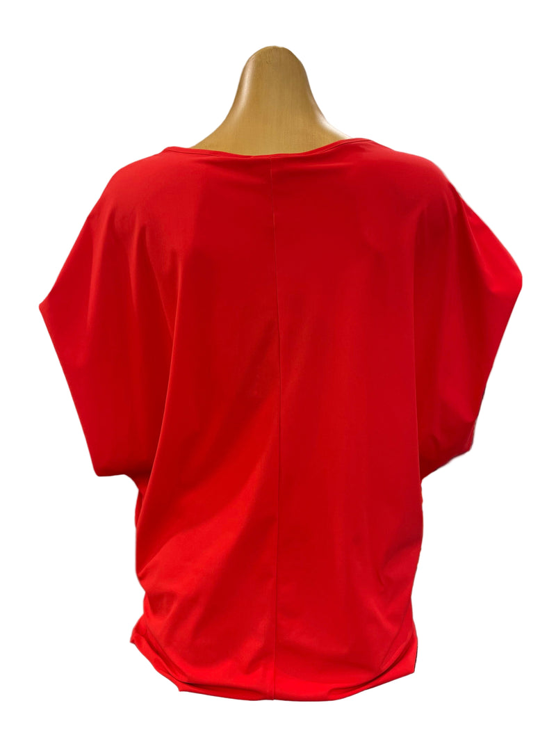 Paula Ryan Tuck Side Top - Poppy