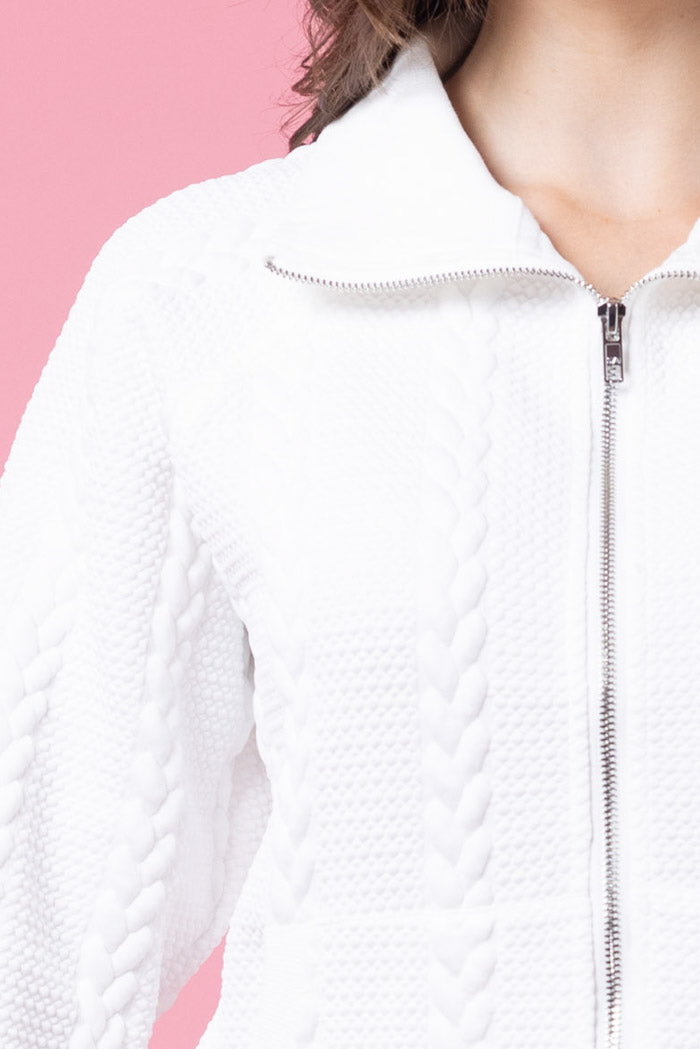 Charlo Jacky Zip-Up Sweater