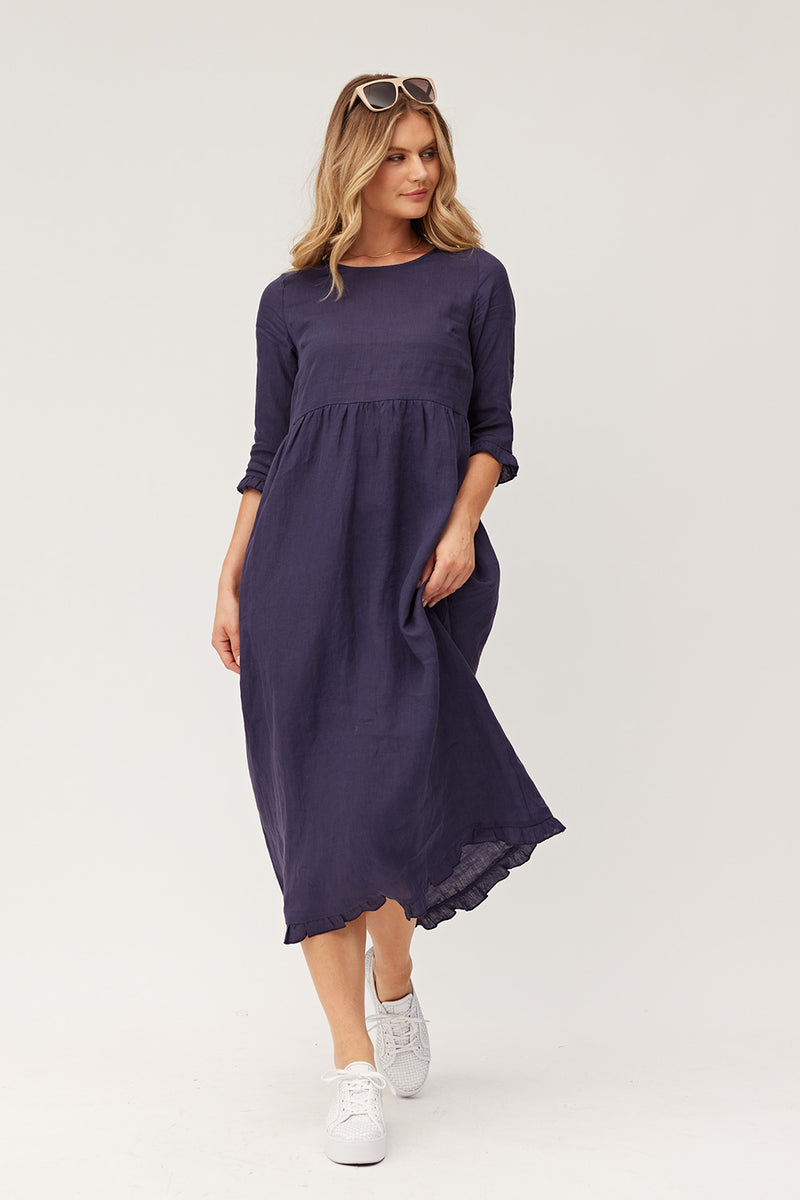 Lemon Tree Josie Dress - Navy