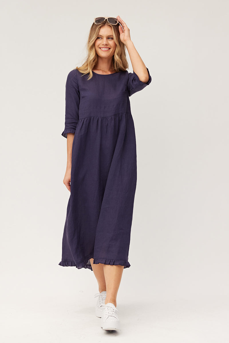 Lemon Tree Josie Dress - Navy