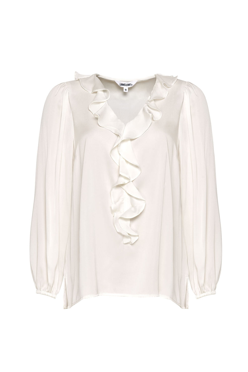 Loobies Story Luxe Blouse - Silk White