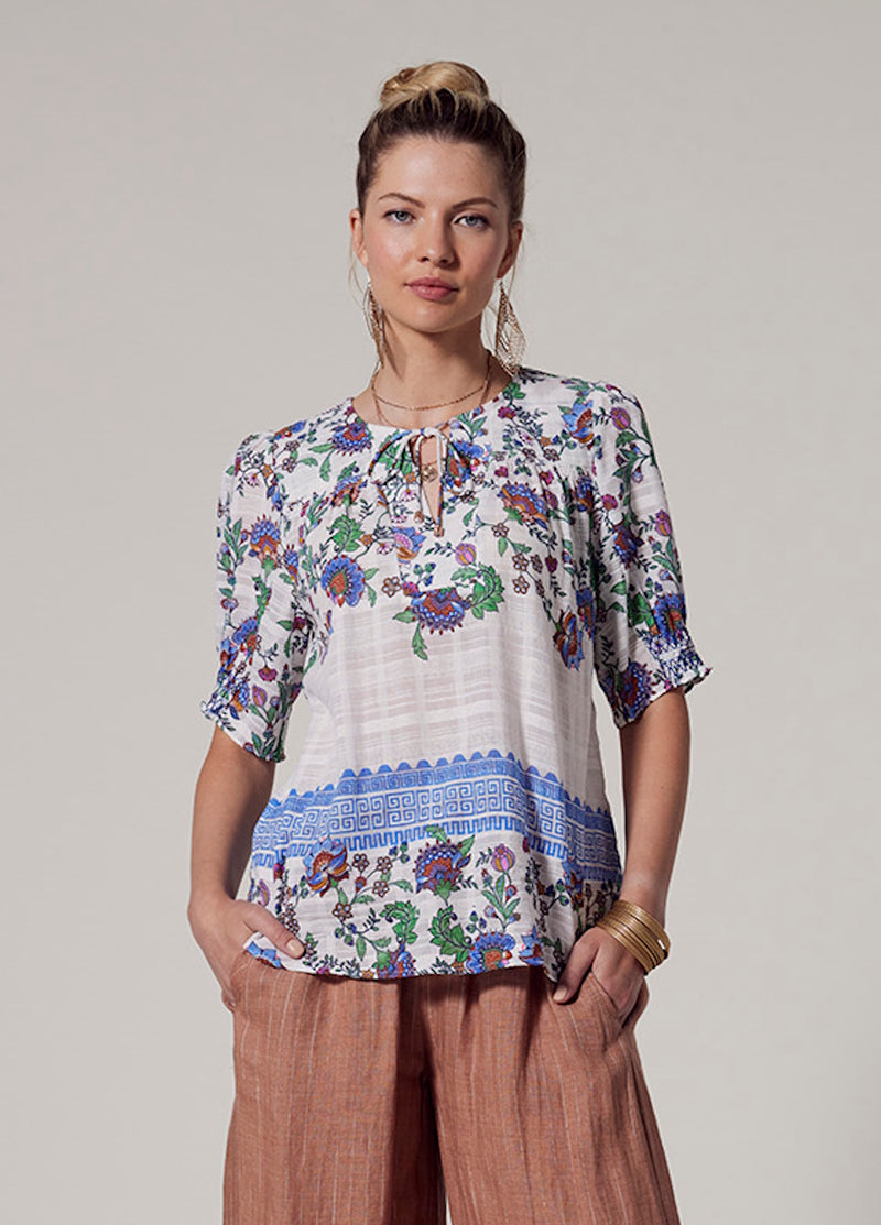 Loobies Story Calliope Top - White Multi