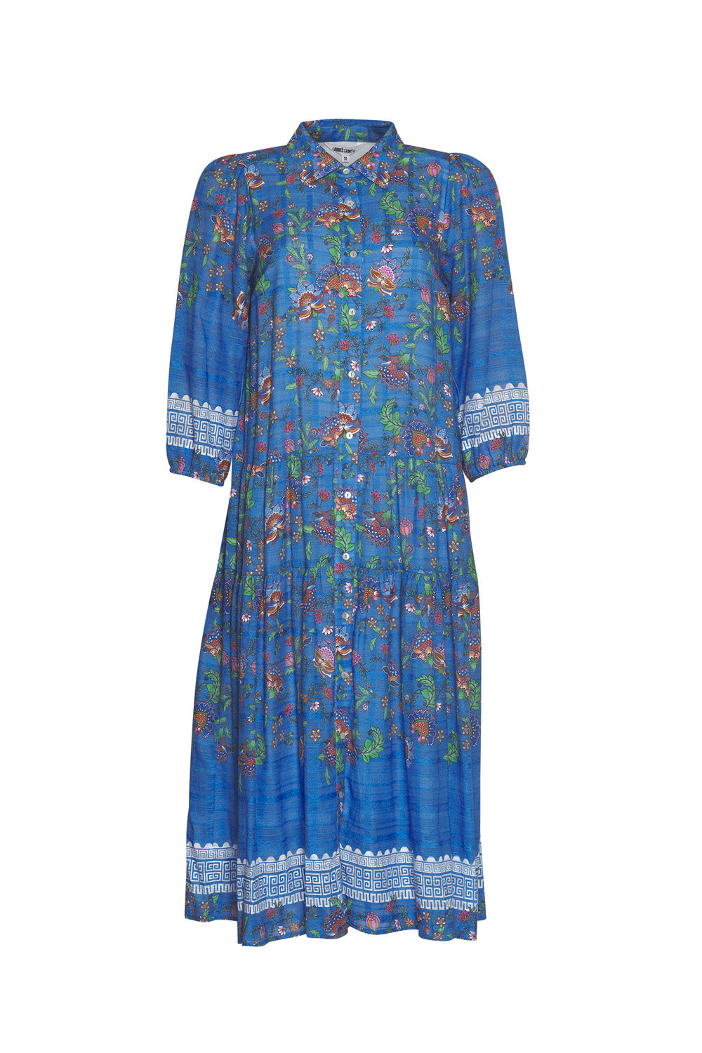 Loobies Story Calliope Shirt Dress - Corfu Blue Multi