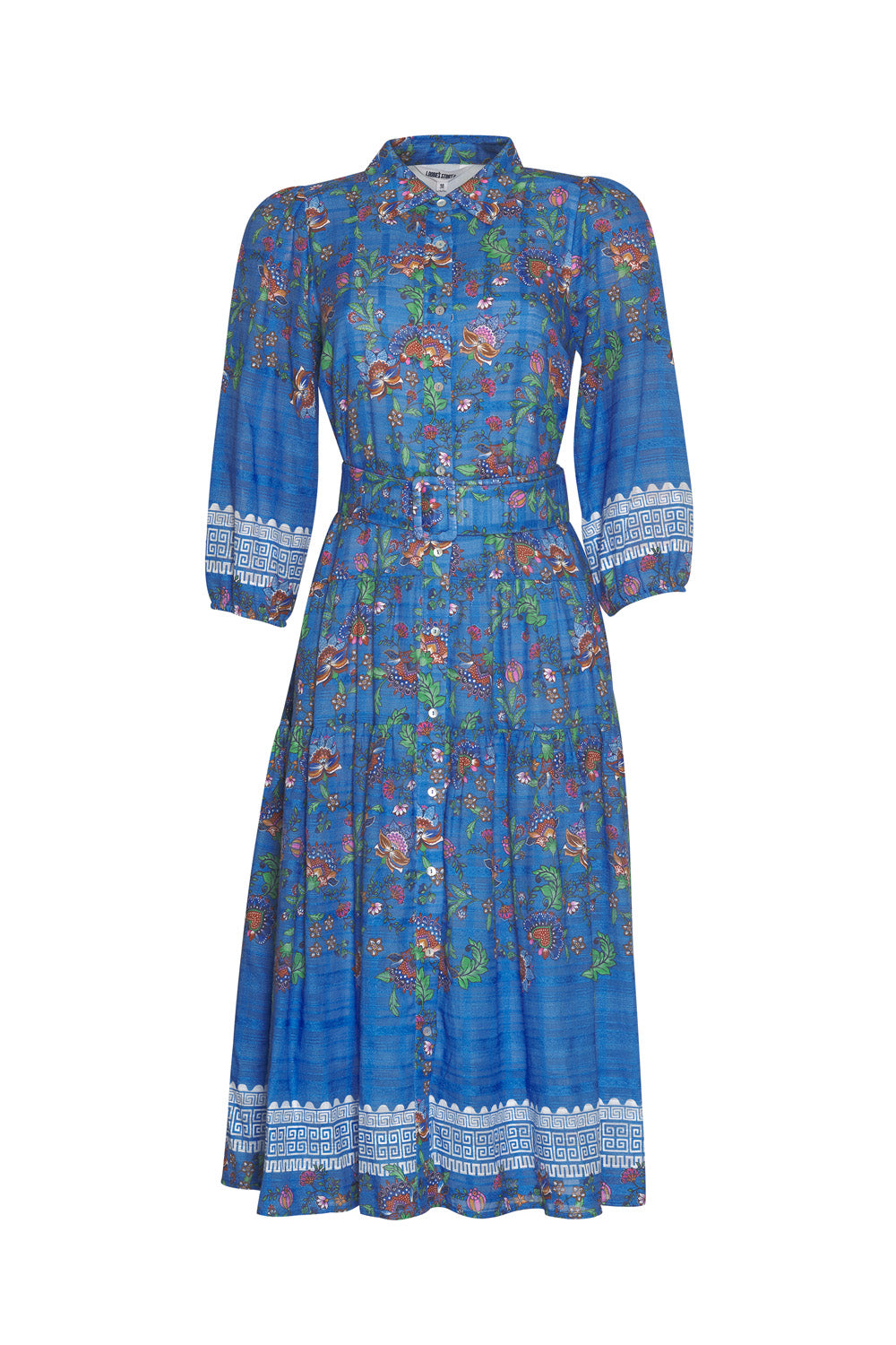 Loobies Story Calliope Shirt Dress - Corfu Blue Multi