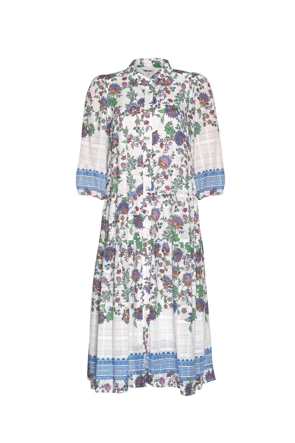 Loobies Story Calliope Shirt Dress - White Multi