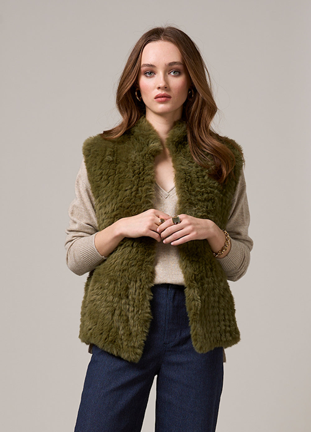 Loobies Story Spencer Sweater - Oatcake