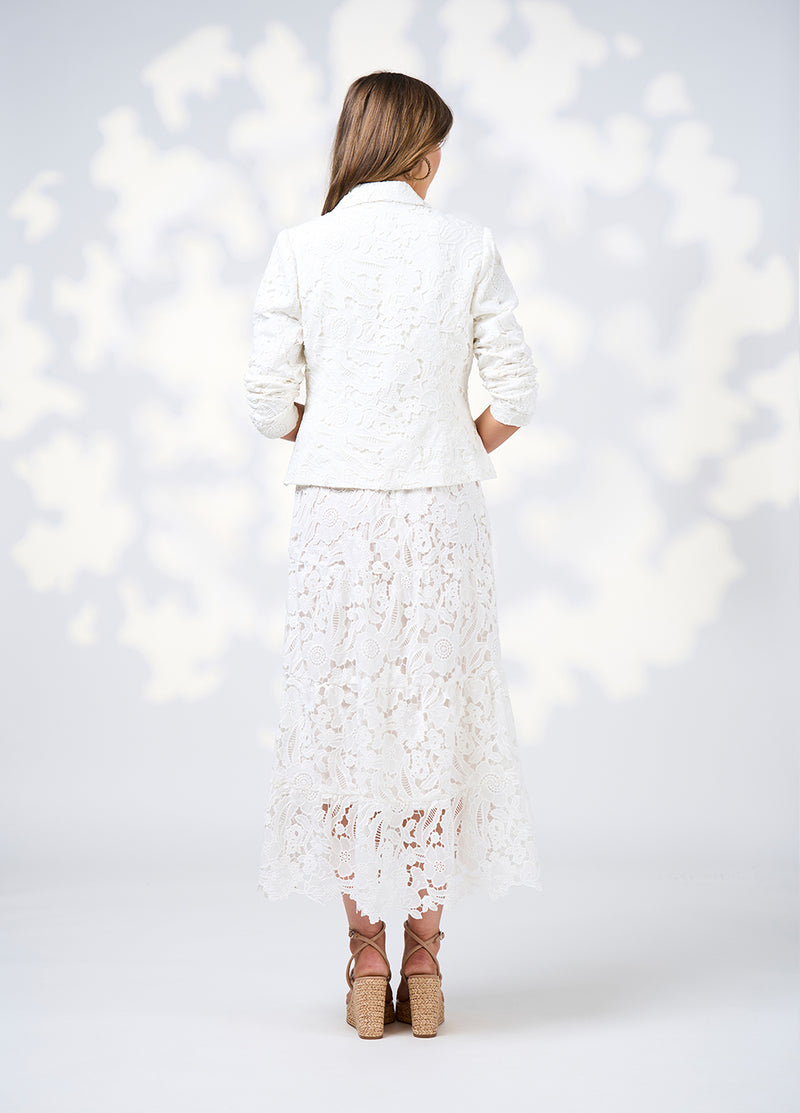 Loobie's Story Keira Skirt- Silk White