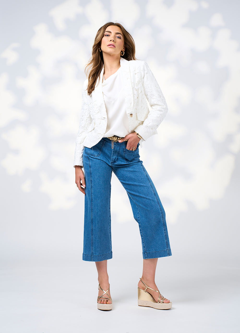 Loobie's Story Keira Jacket-Silk White