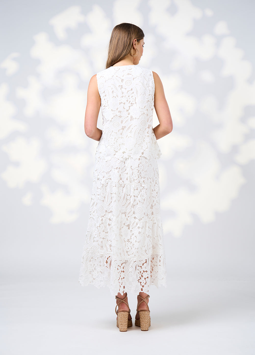 Loobie's Story Keira Skirt- Silk White