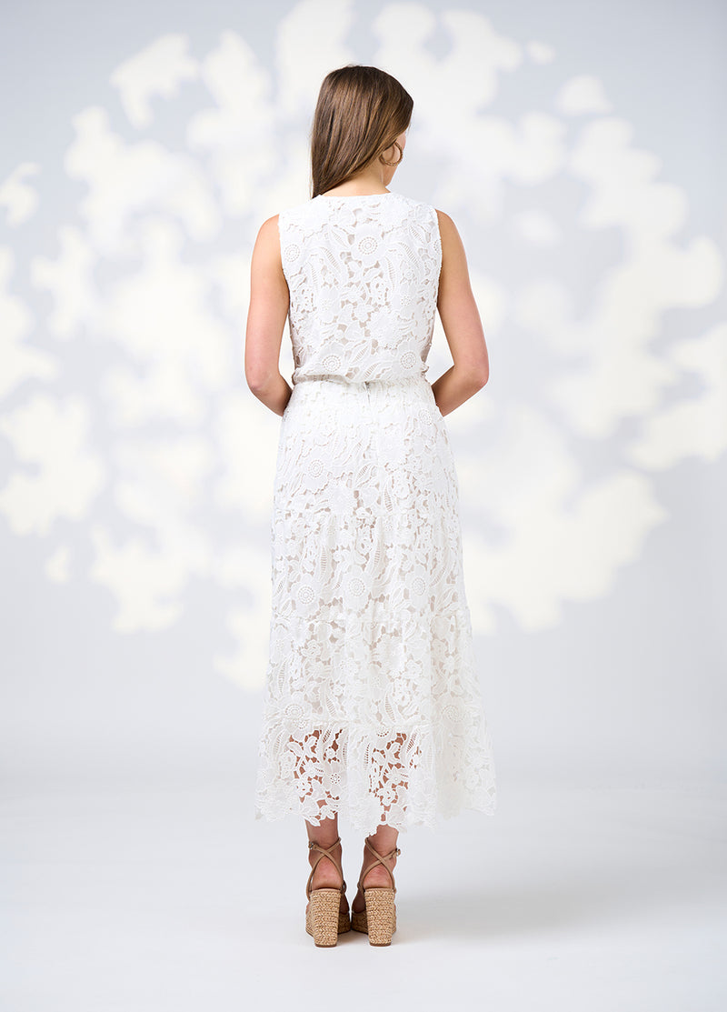 Loobie's Story Keira Skirt- Silk White