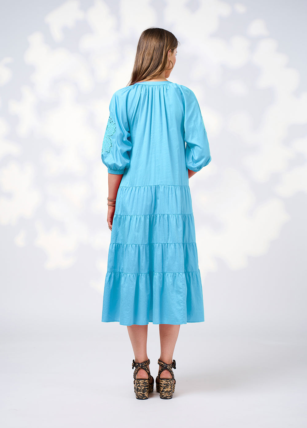 Loobie's Story Cali Midi Dress - Aqua