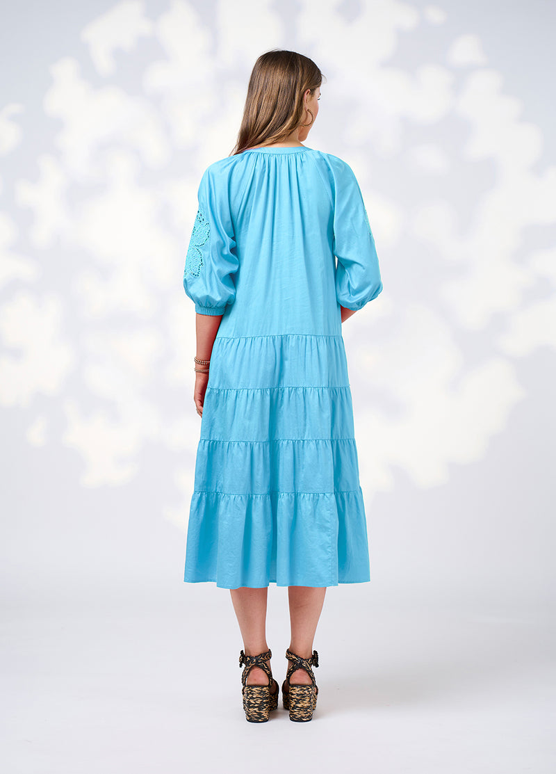 Loobie's Story Cali Midi Dress - Aqua