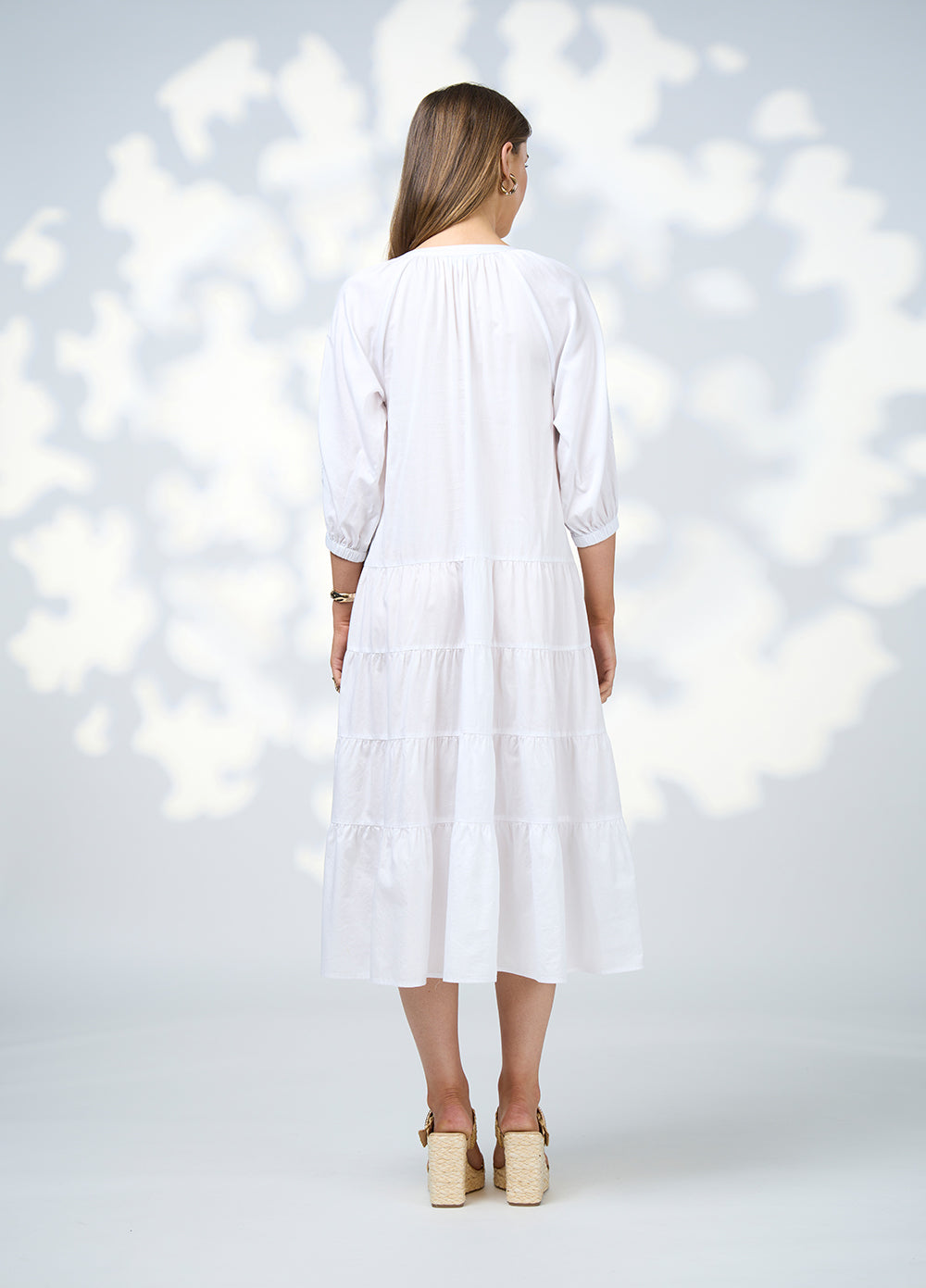 Loobie's Story Cali Midi Dress - White