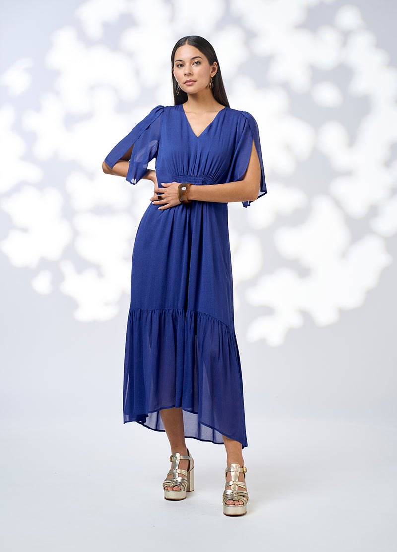 Loobie's Story Zora Midi Dress - Cobalt