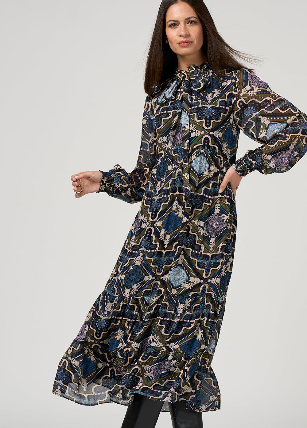 Loobie's Story Regalia Midi Dress