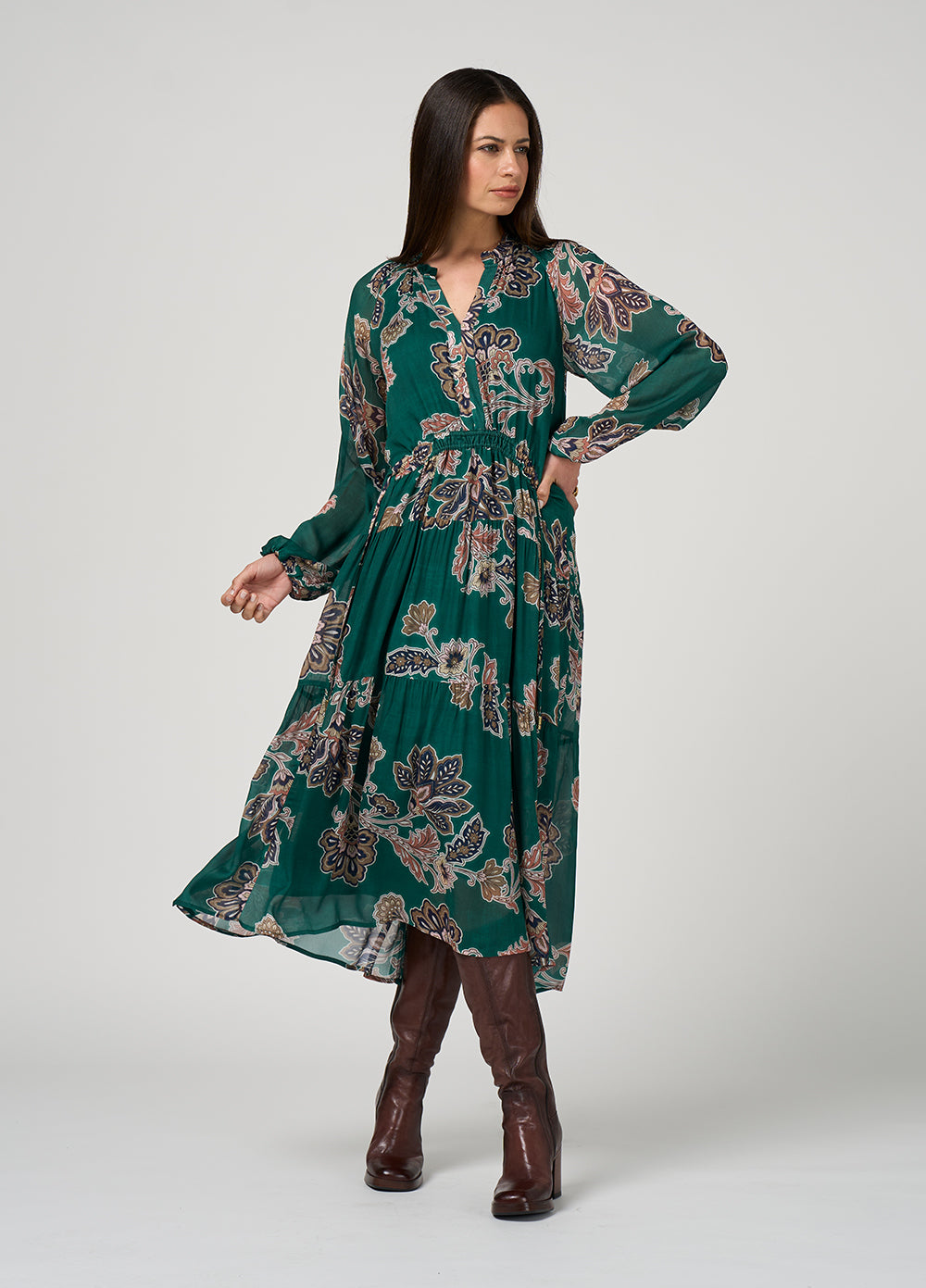 Loobie's Story Versailles Midi Dress