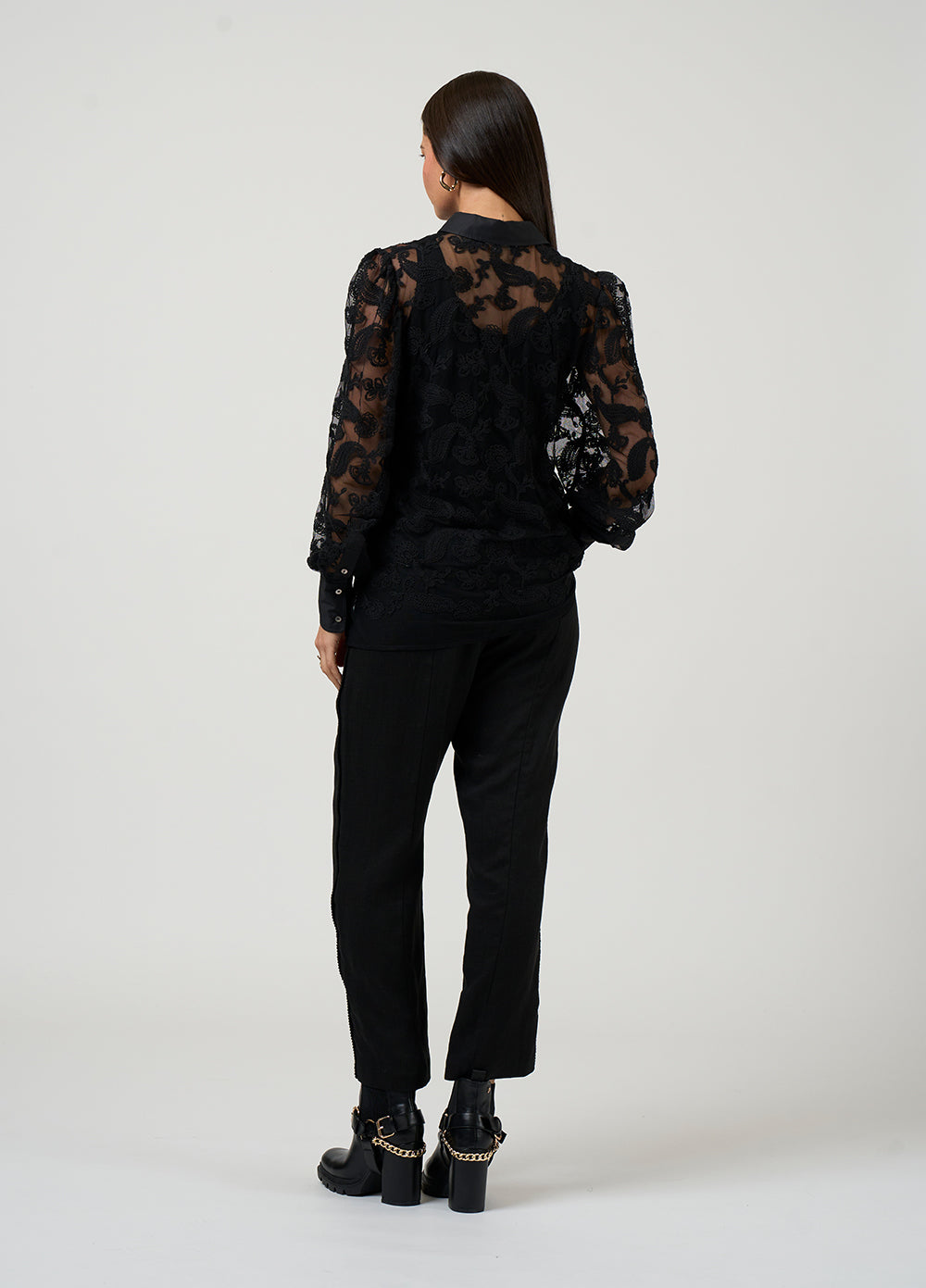 Loobie's Story Filigree Shirt - Black
