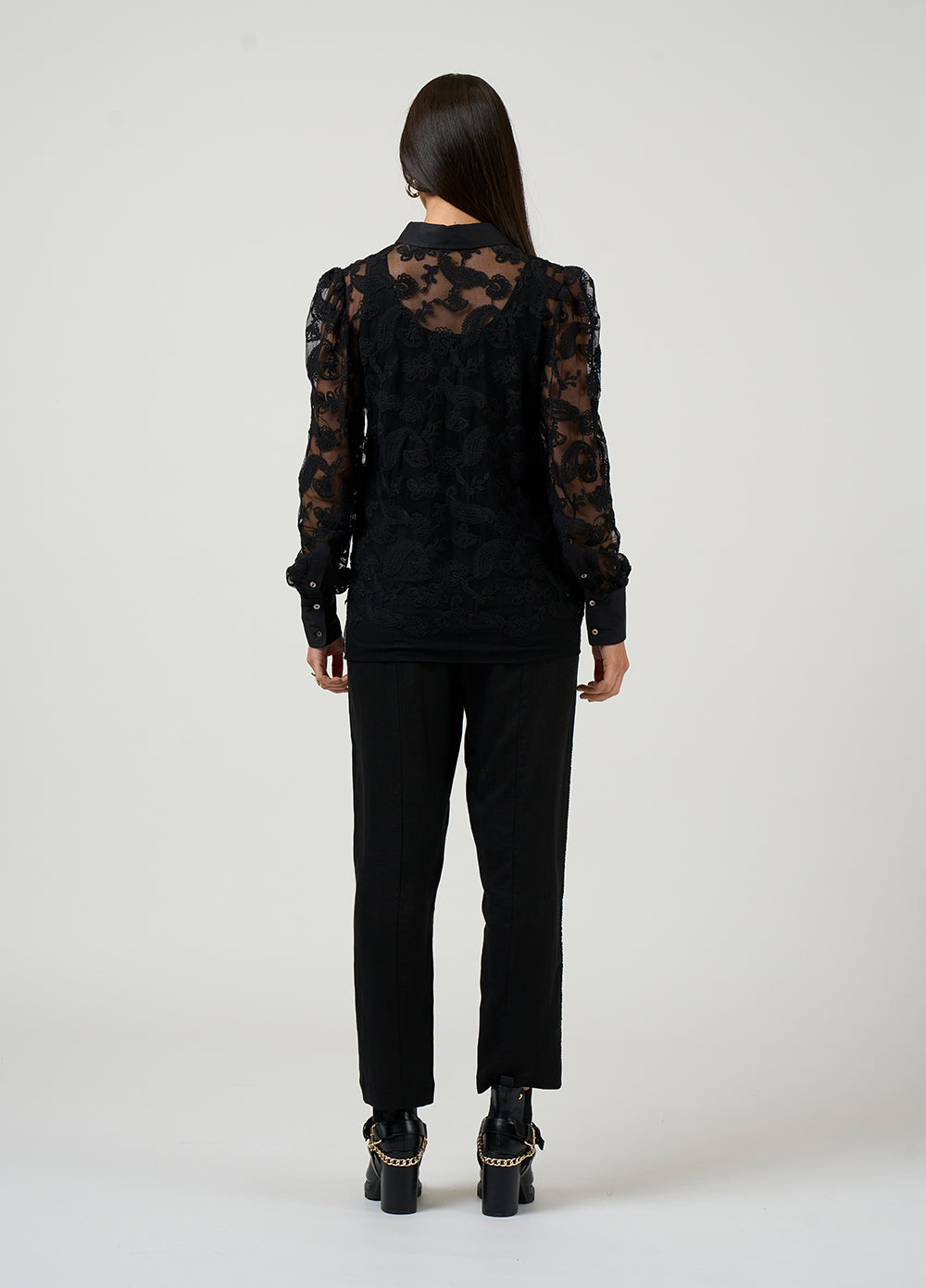 Loobie's Story Filigree Shirt - Black