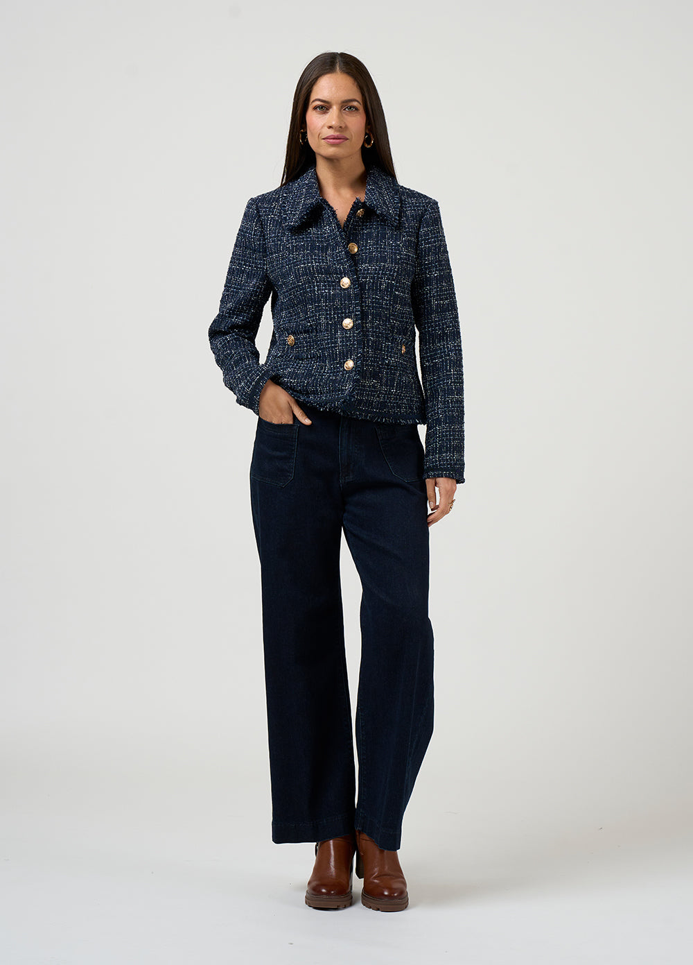 Loobie's Story Inez Jacket Indigo