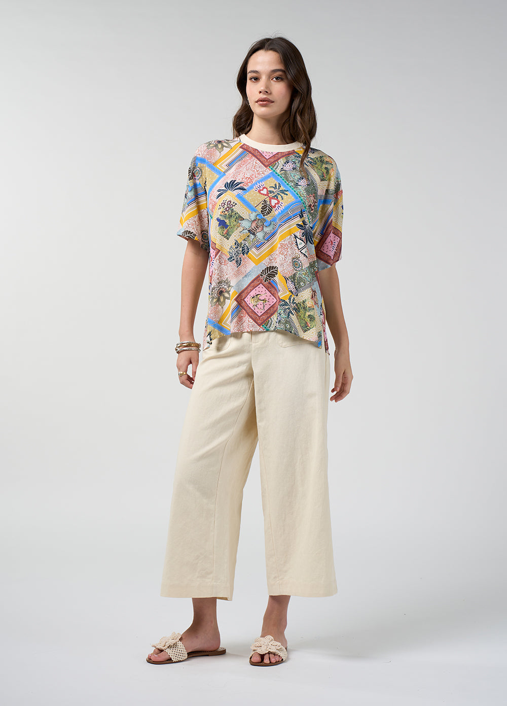 Loobies Story Navi Pants-Buttermilk