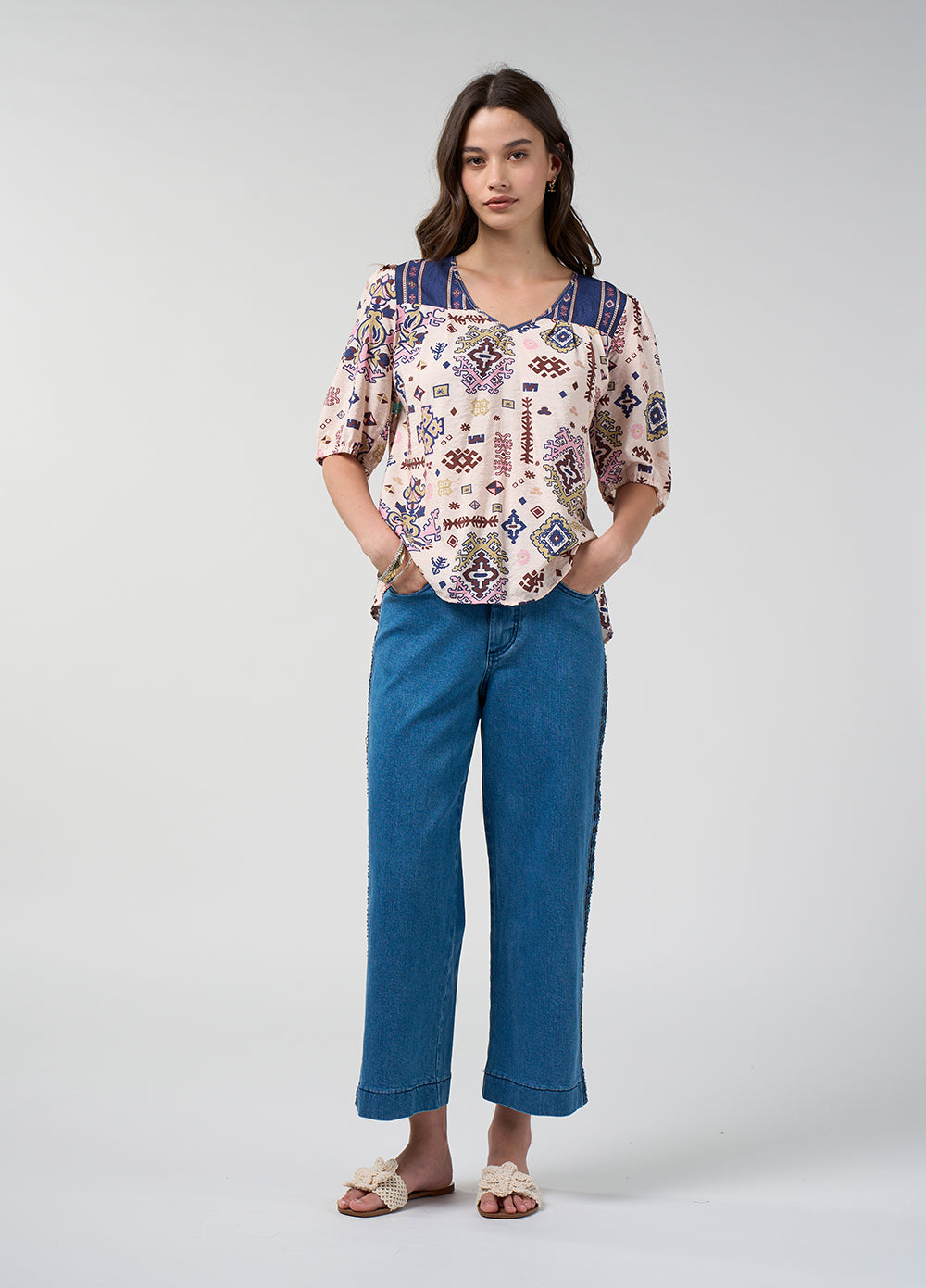 Loobie's Story Lanka Top Bone