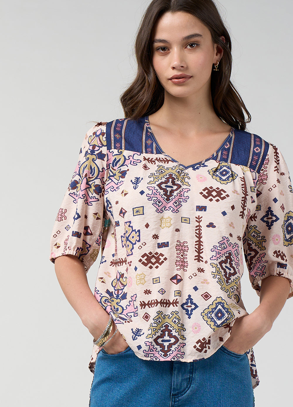 Loobie's Story Lanka Top Bone