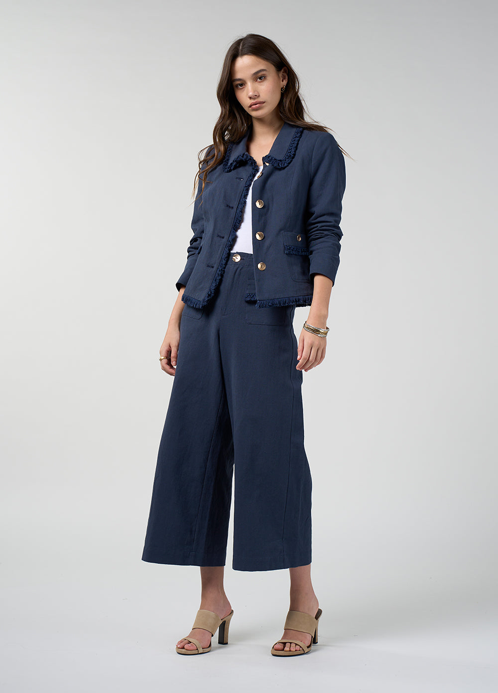 Loobies Story Navi Pants-Indigo