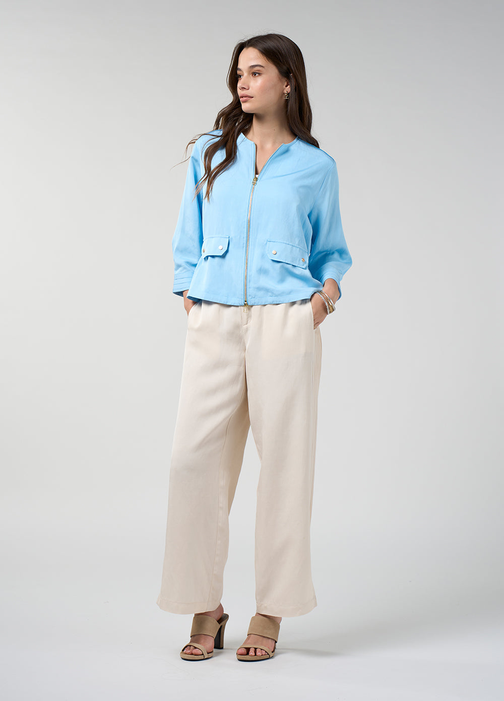 Loobie's Story Chena Jacket- Ice Blue