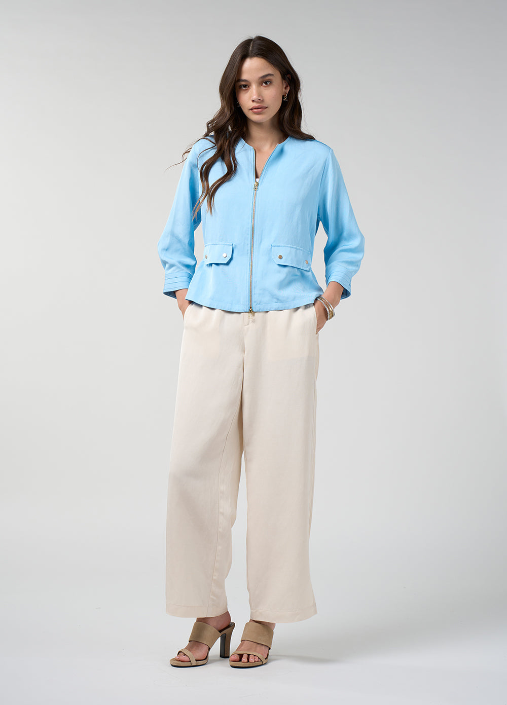 Loobie's Story Chena Jacket- Ice Blue