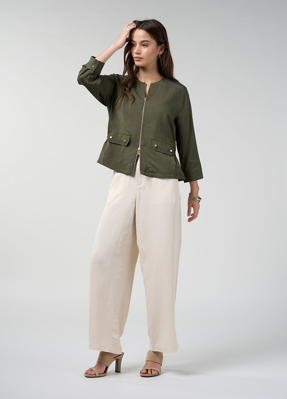 Loobie's Story Chena Jacket- Olive