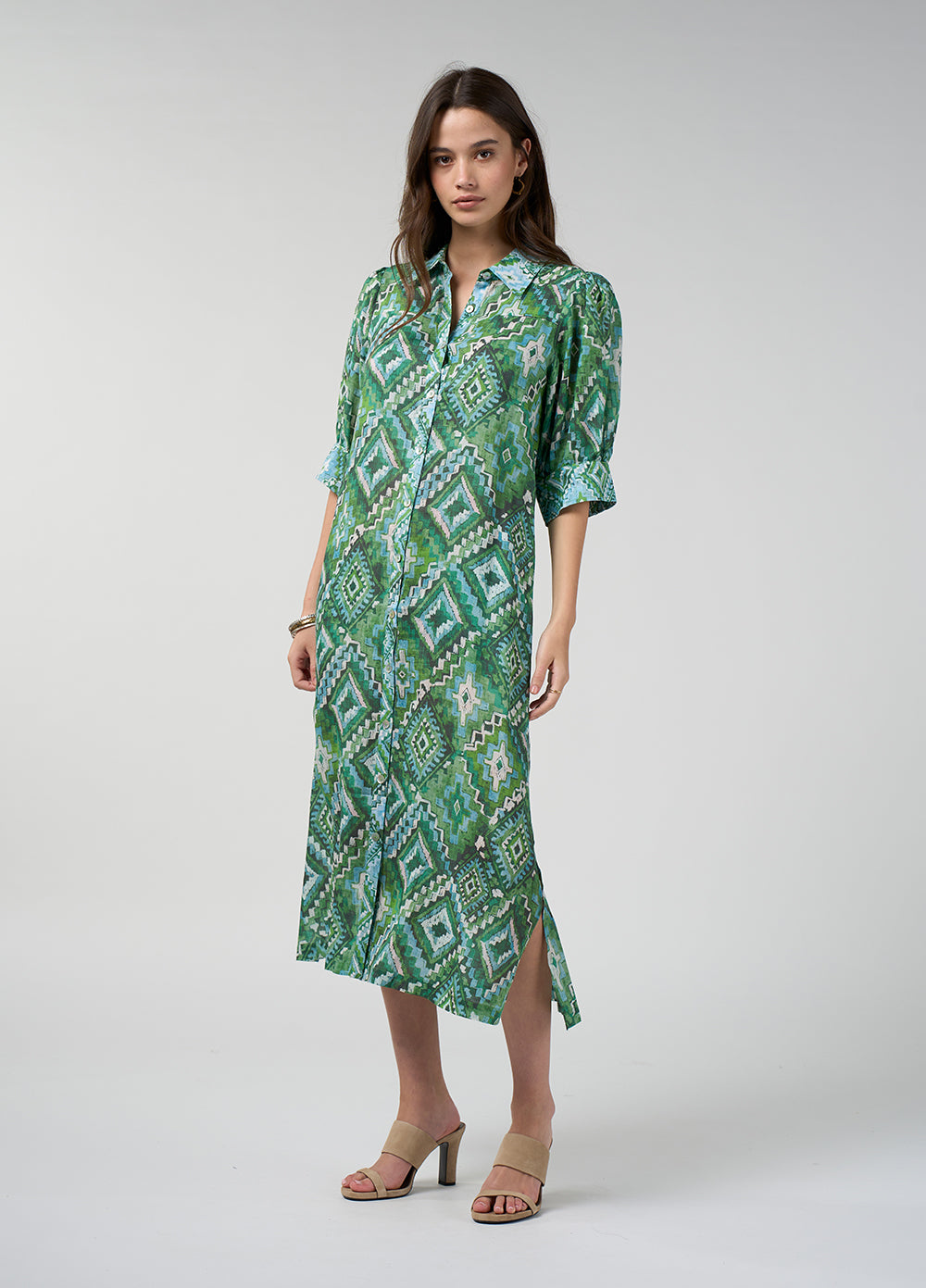 Loobie's Story Sinhala Shirt Dress Jungle