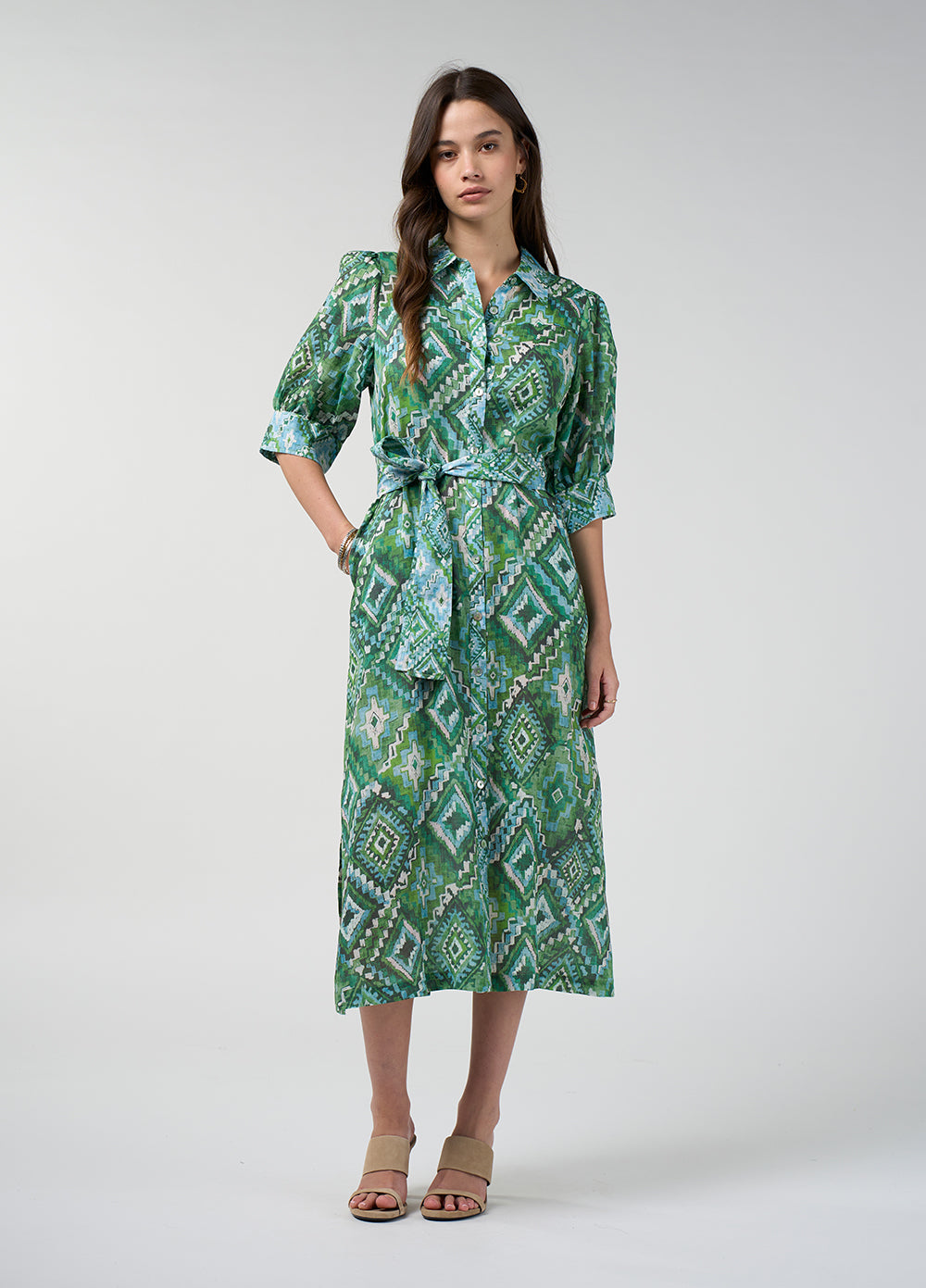 Loobie's Story Sinhala Shirt Dress Jungle