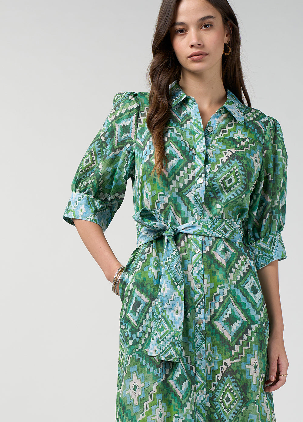 Loobie's Story Sinhala Shirt Dress Jungle