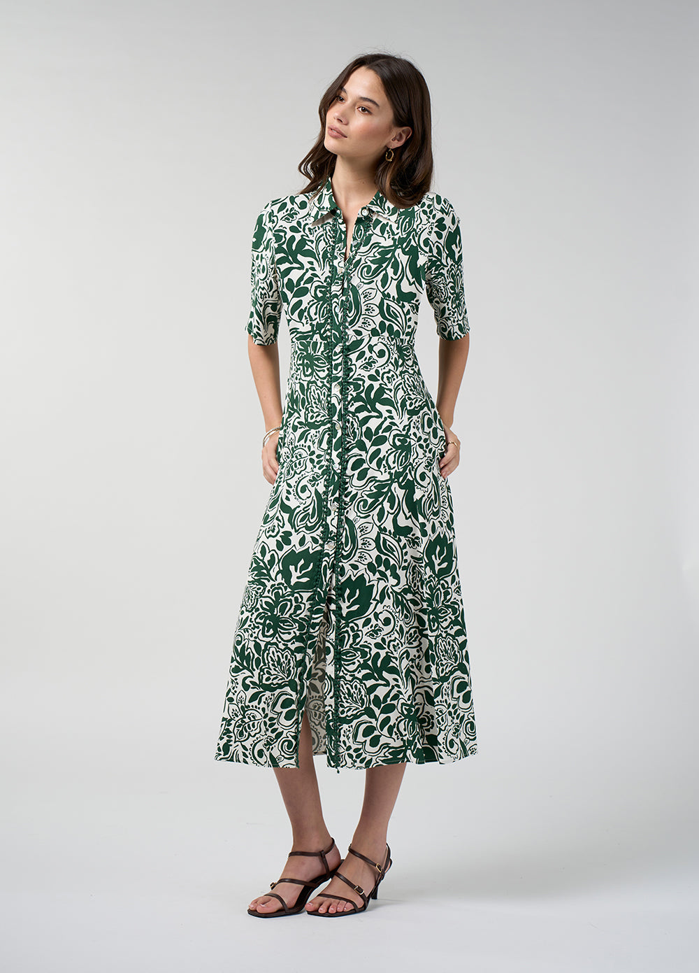 Loobie's Story Teardrop Shirt Dress