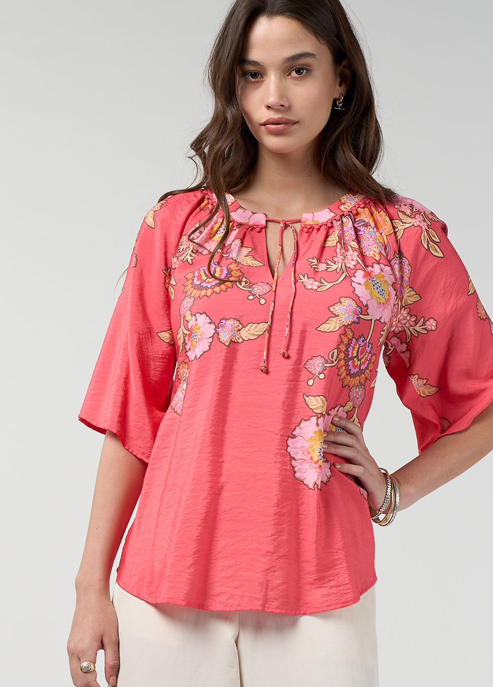 Loobies Story Mirissa Top Coral