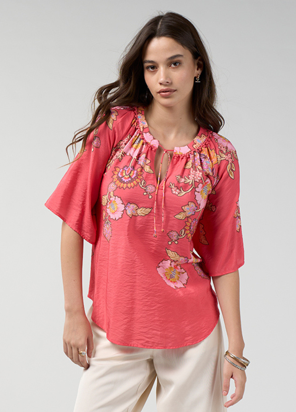 Loobies Story Mirissa Top Coral