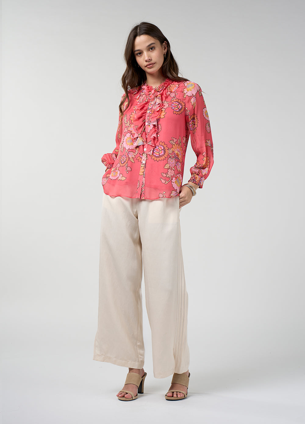 Loobies Story Mirissa Blouse Coral