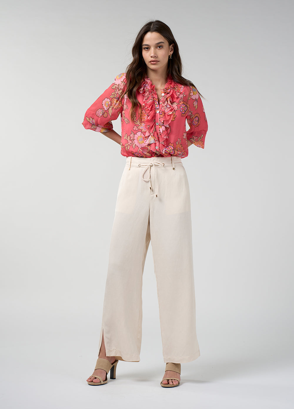 Loobies Story Mirissa Blouse Coral