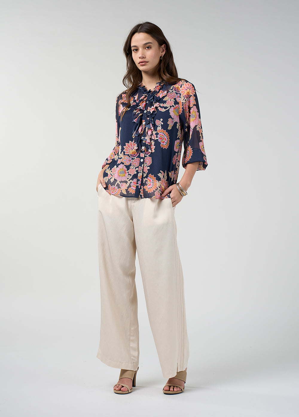 Loobies Story MIrissa Blouse Indigo
