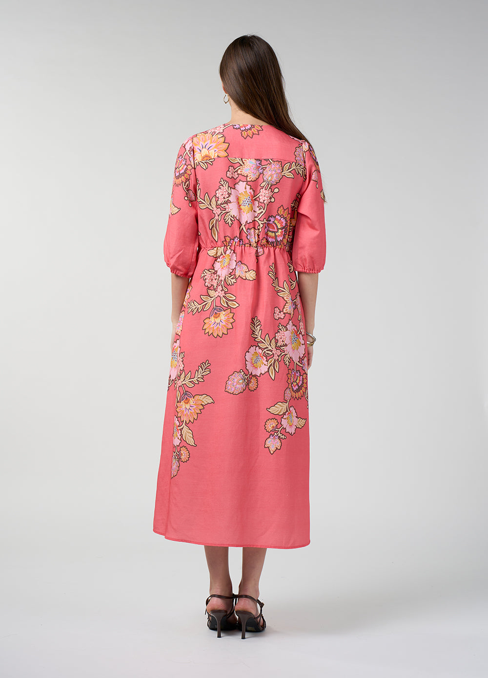 Loobie's Story Mirissa Shirt Dress Coral
