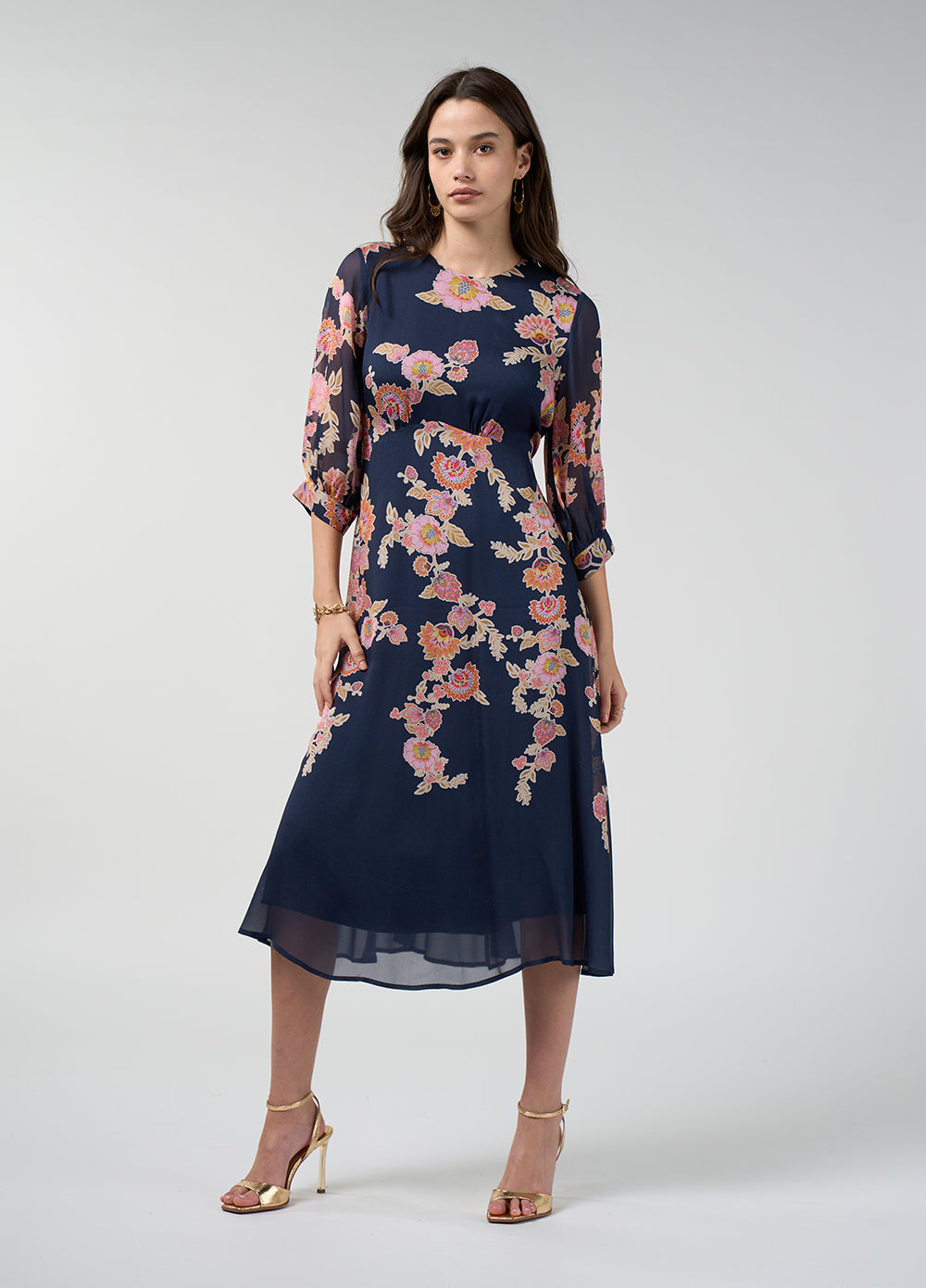 Loobie's Story Mirissa Midi Dress Indigo