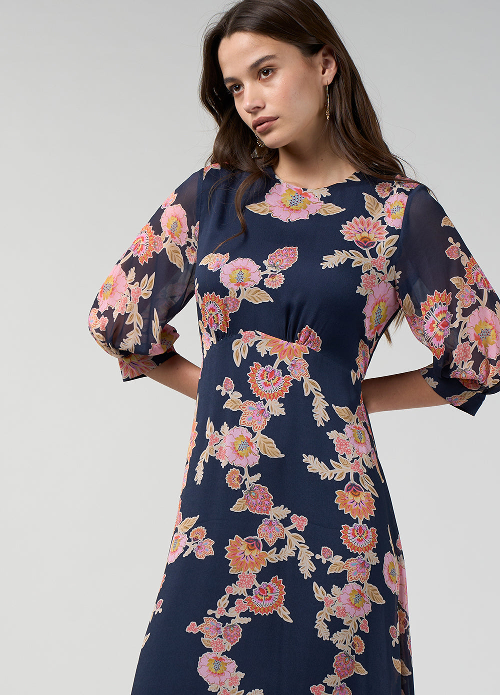 Loobie's Story Mirissa Midi Dress Indigo