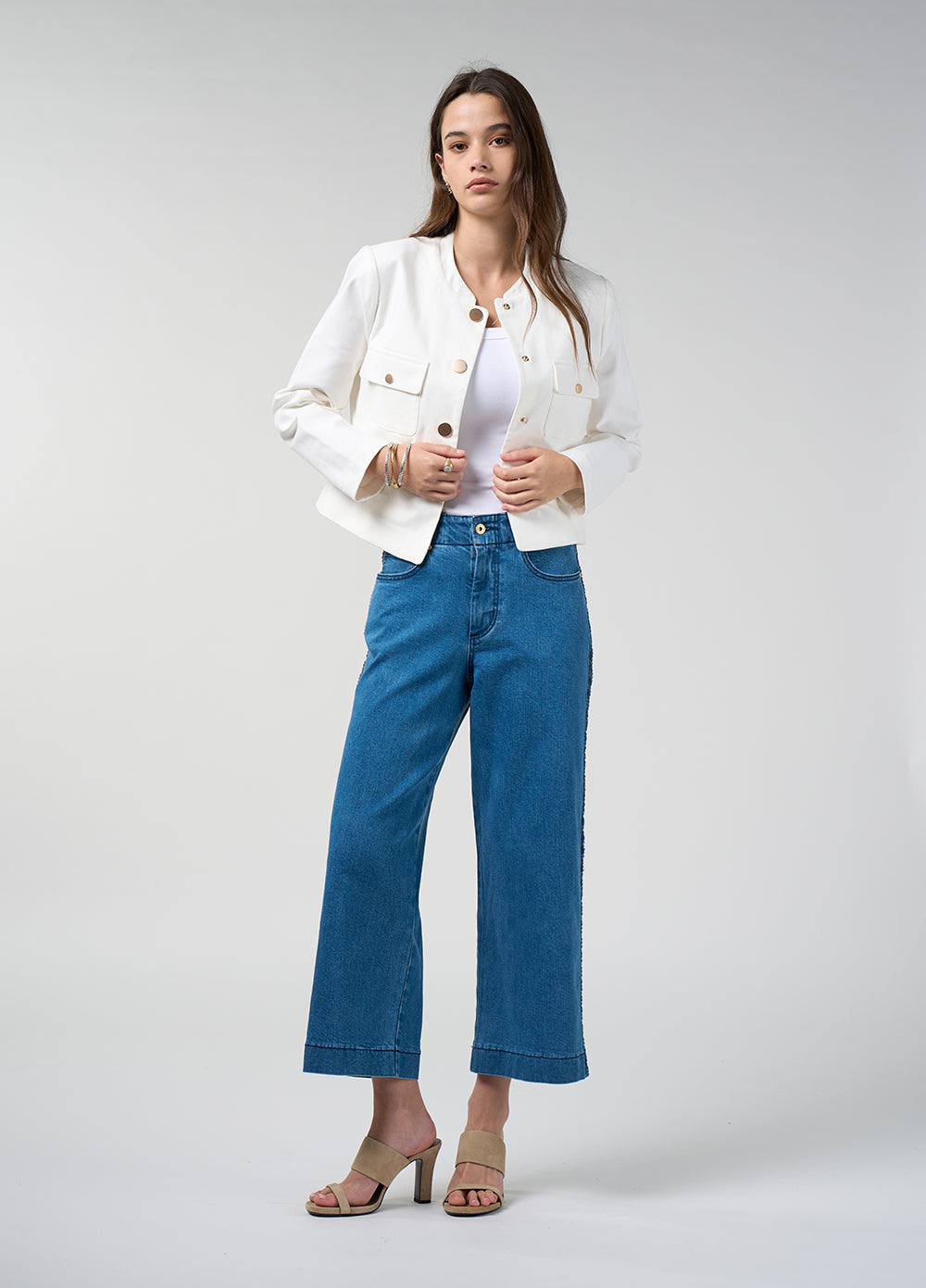 Loobie's Story Indika Jacket Silk White