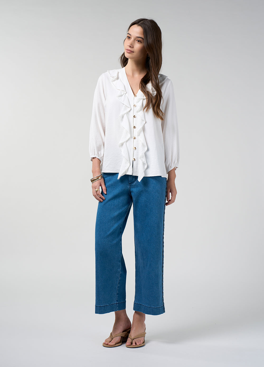 Loobies Story Pria Shirt Silk White