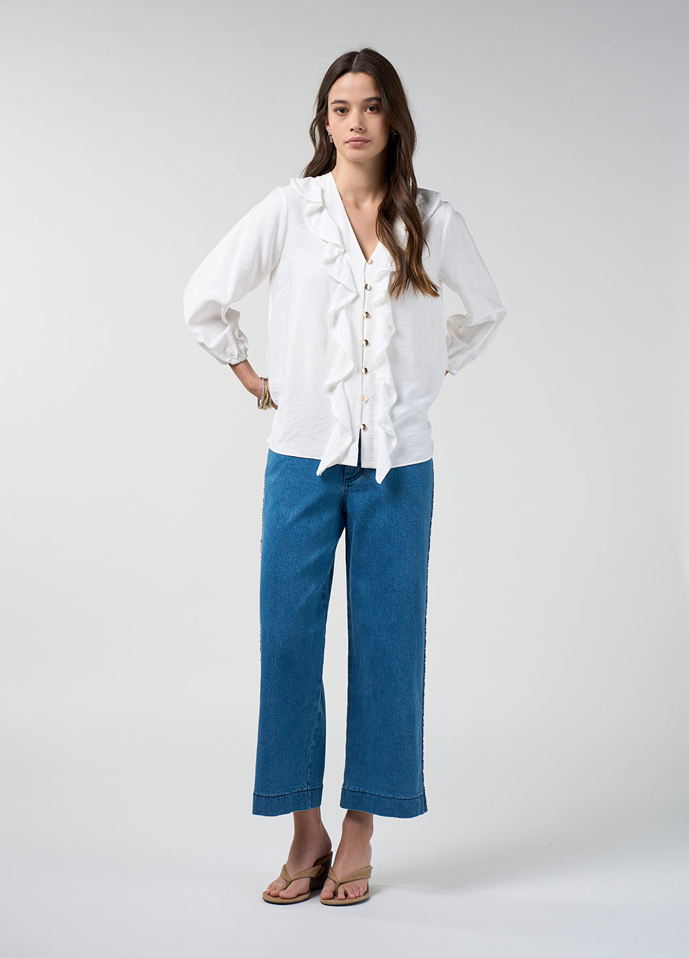 Loobies Story Pria Shirt Silk White